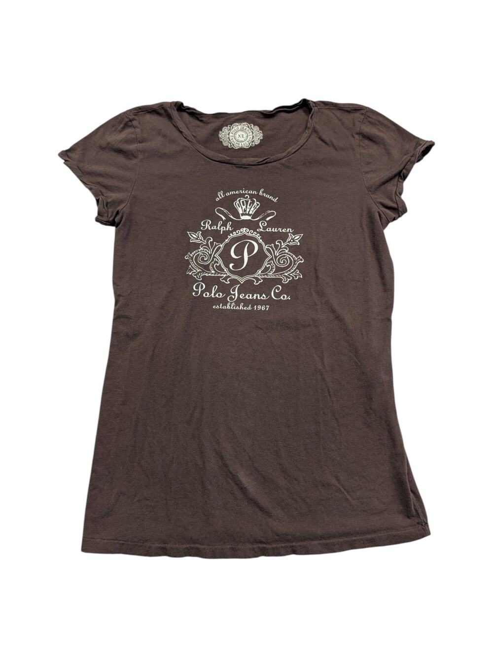 Y2K Women's Ralph Lauren Polo Jeans Co. Short Sleeve T-shirt